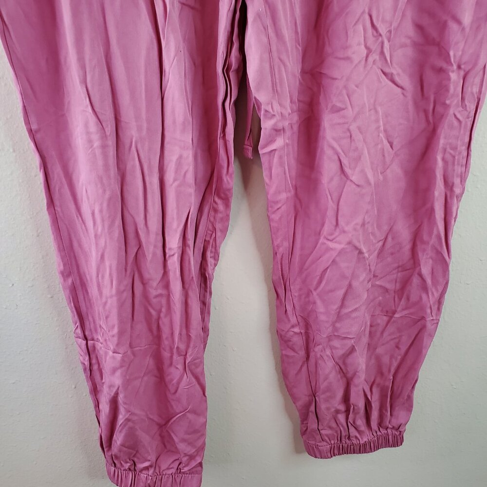Buenos Ninos Womens Pink Drawstring Jogger Pant XXL - Picture 4 of 13